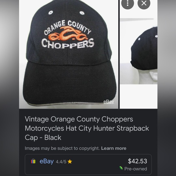 ORANGE COUNTY CHOPPERS CAP - Picture 3 of 3